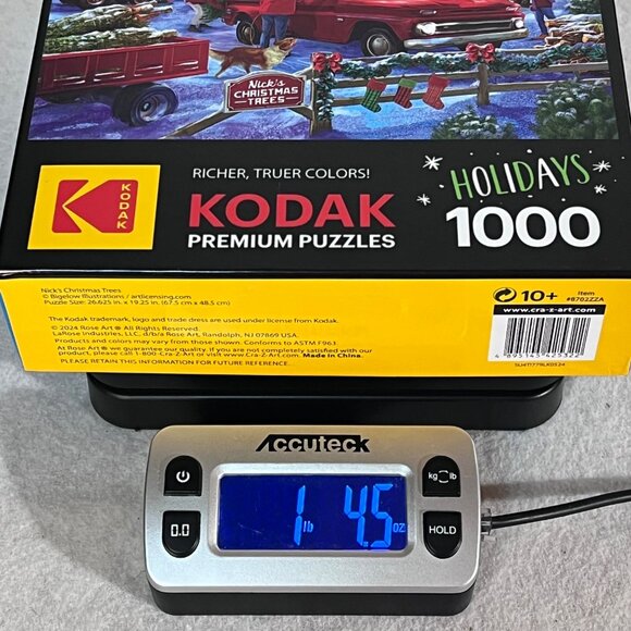 Kodak Premium 1000-Piece Jigaw Puzzle Nicks Christmas Trees RoseArt 2024 Holiday - Picture 11 of 11